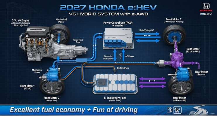 2027 Honda Odyssey engine